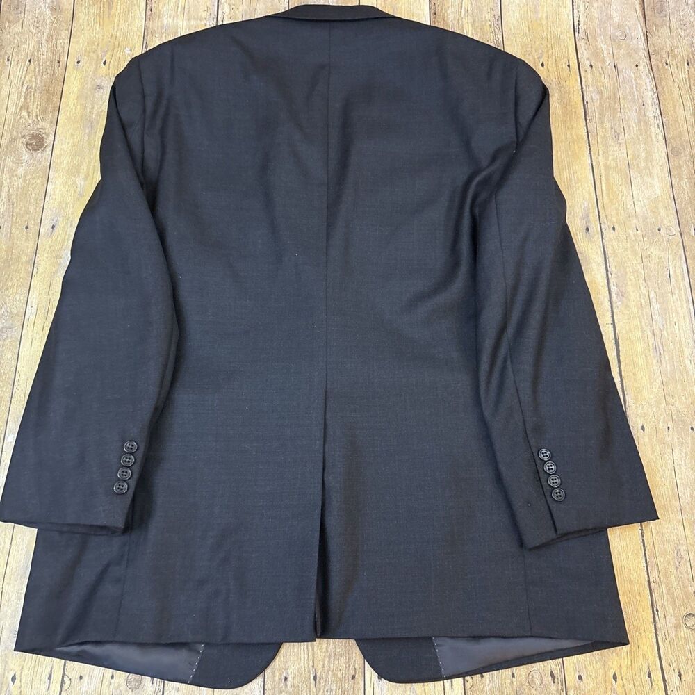 Hart Schaffner Marx Suit Charcoal Gray 46R 38W 30I - Picture 11 of 14